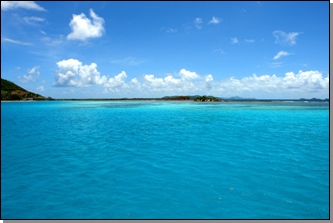 anchorage in the lagoon of Clifton, Union Island