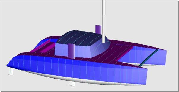 plan catamaran